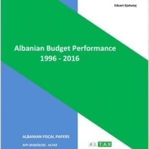 Albanian budget performance 1996 - 2016