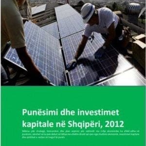 Punësimi dhe investimet kapitale në Shqipëri, 2012